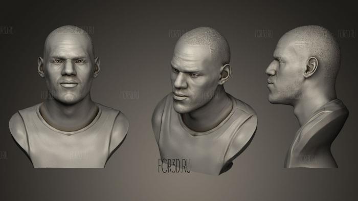 Леброн Джеймс 3d stl модель для ЧПУ